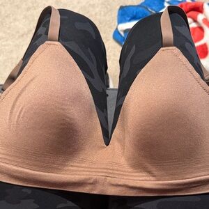 Women's Brown Intimate Bra JOYSPUN XL PADDED CUPS RIBBED NO WIRE